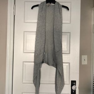 Light grey knit shrug/vest- BCBGeneration Xs/S